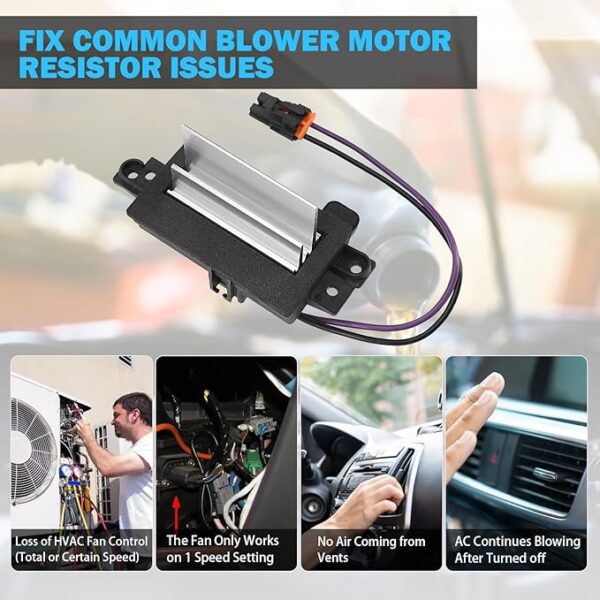 AC Blower Motor Resistor Blower Control Module - Image 5