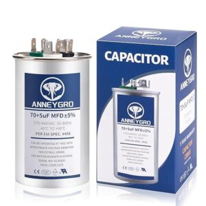 70/5 Uf Mfd±6% Dual Operation Starting AC Capacitor